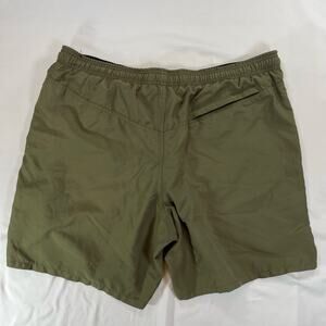Speedo Men's Volley Swim Trunk Shorts Olive Green Mesh Lined Pockets Size Medium